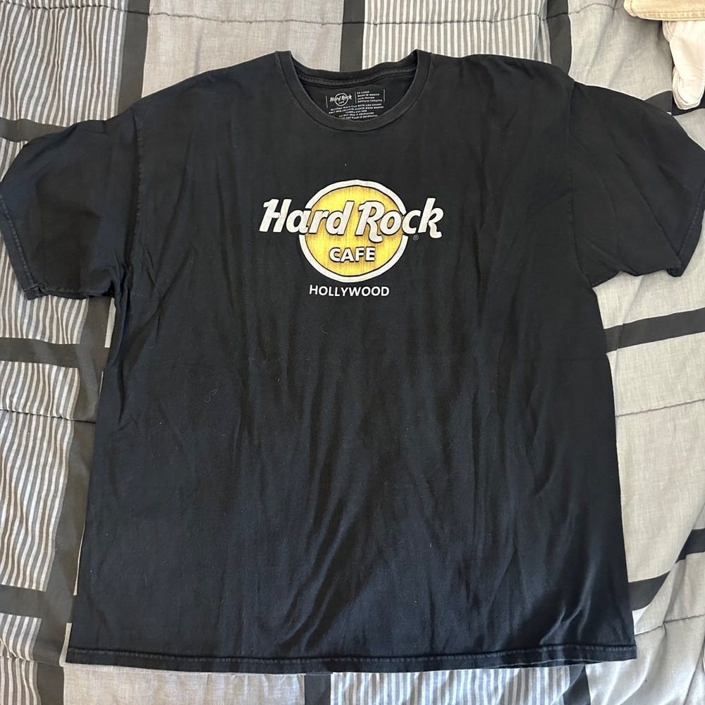 Vintage Hard Rock Cafe Hollywood T-shirt Size 2XL